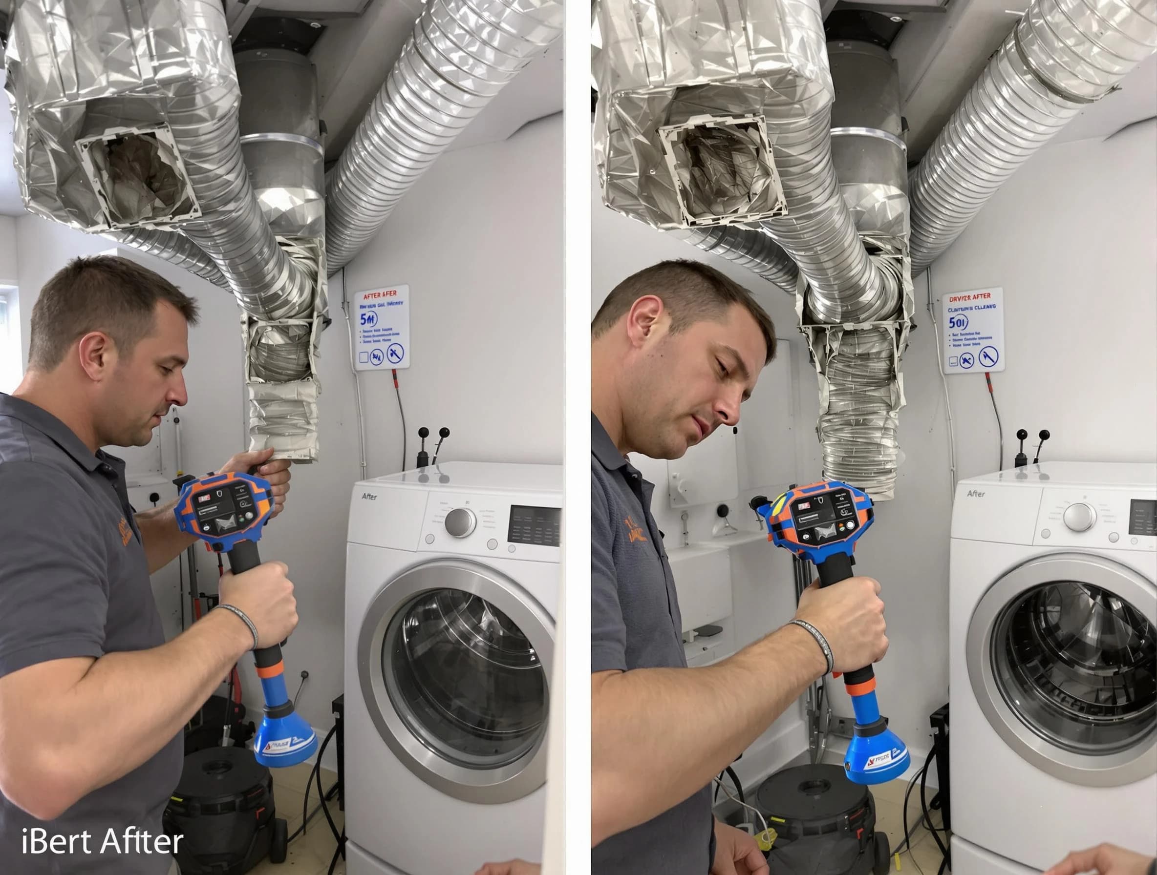 Professional clogged vent cleaning by Carnot-Moon Dryer Vent Cleaning in Carnot-Moon