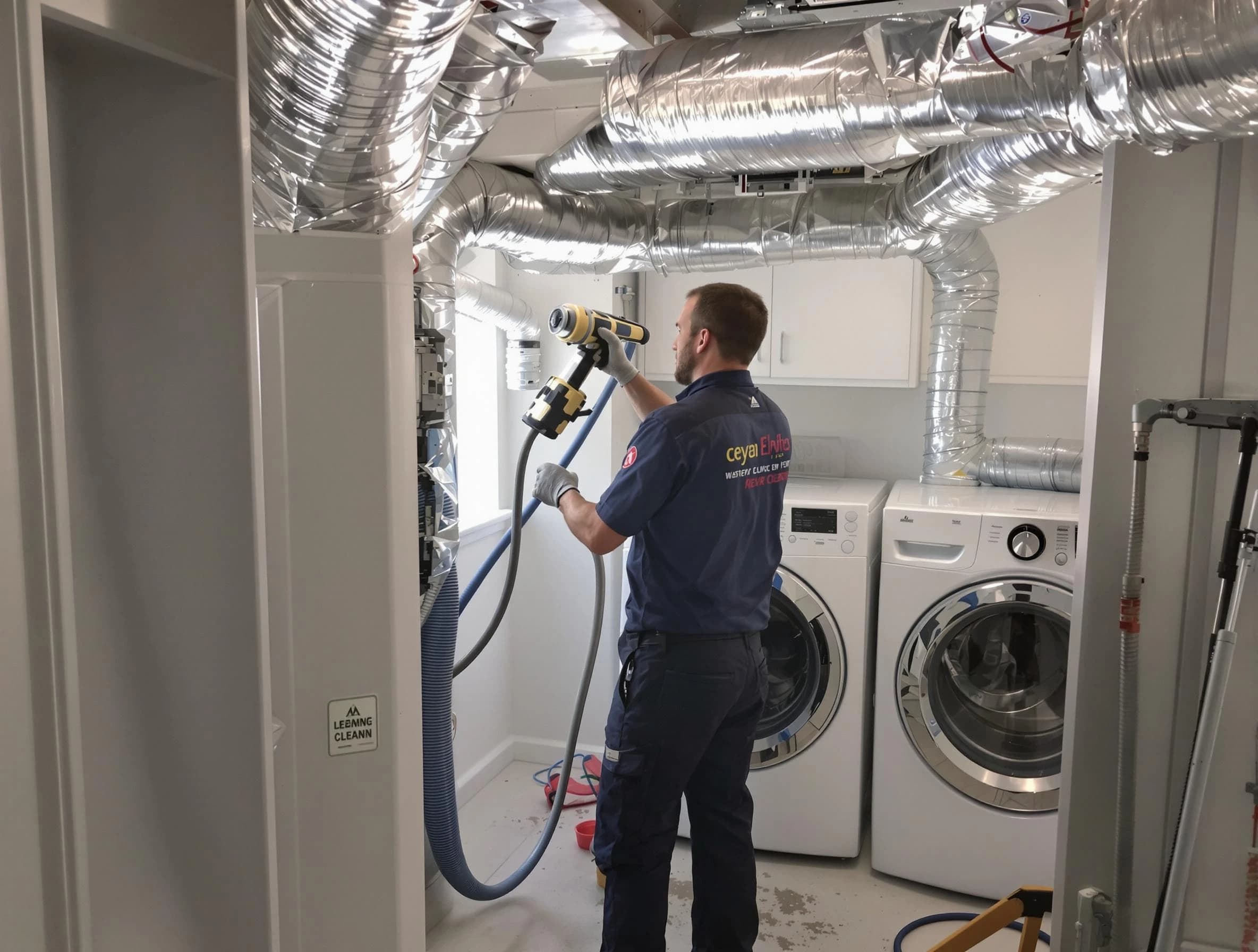 Carnot-Moon Dryer Vent Cleaning specialist using advanced equipment for thorough duct cleaning in Carnot-Moon