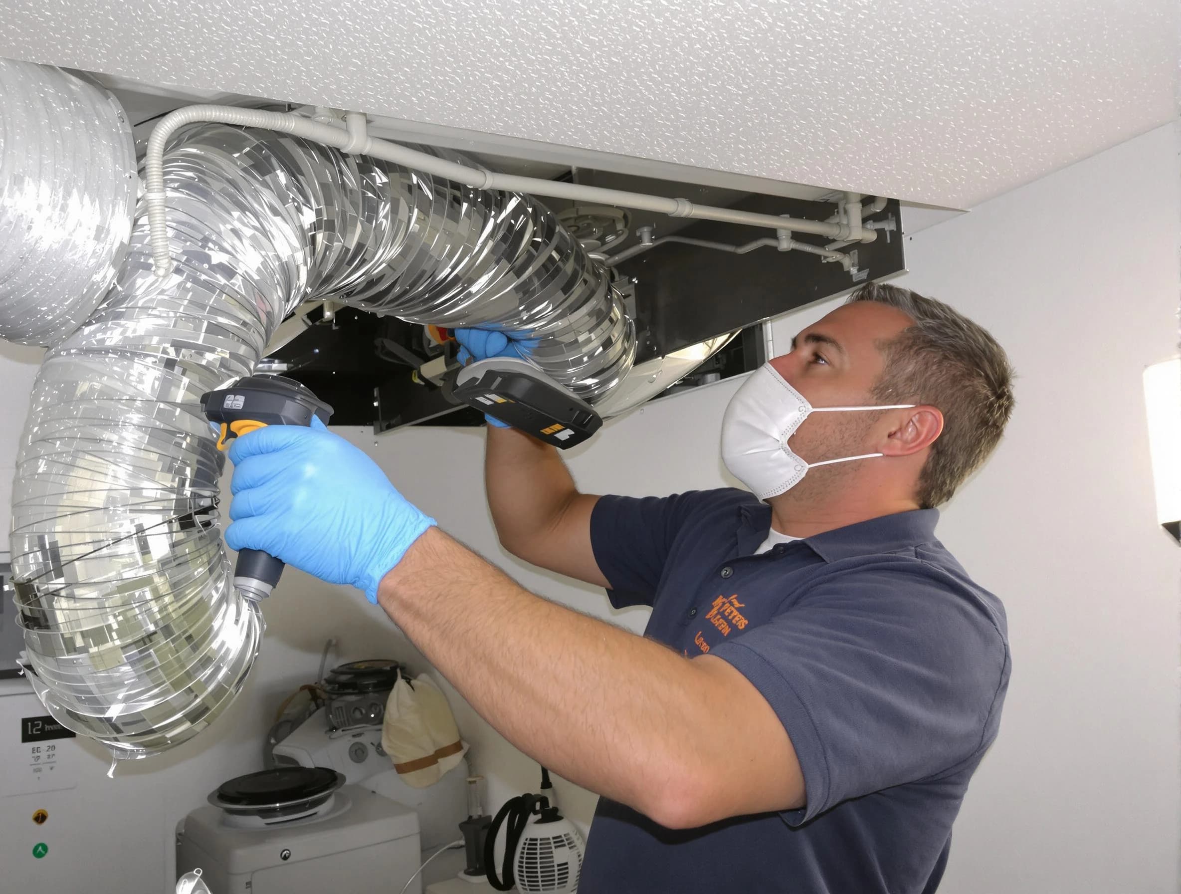 Carnot-Moon Dryer Vent Cleaning professional performing thorough residential dryer vent cleaning in Carnot-Moon