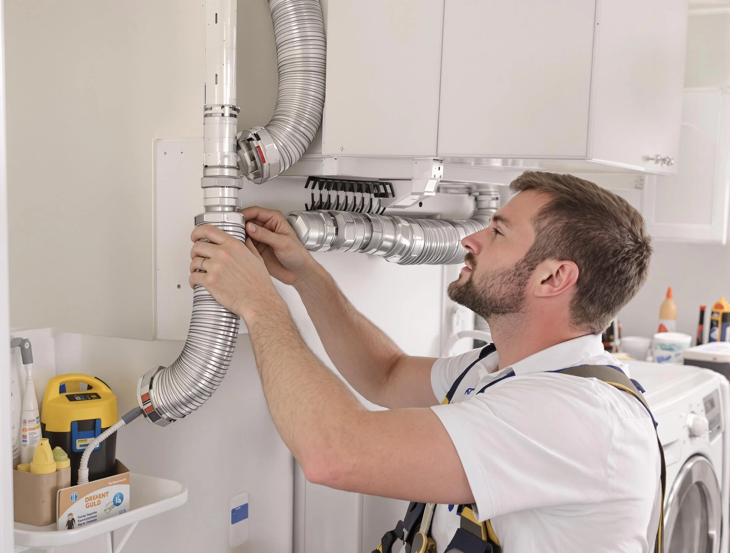 Professional dryer vent repair and installation by Carnot-Moon Dryer Vent Cleaning in Carnot-Moon